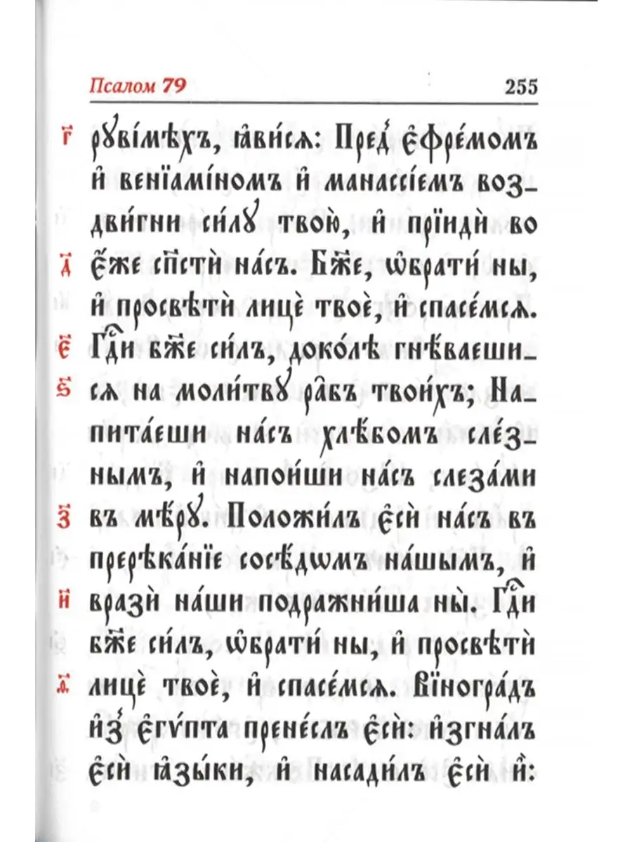 Псалтирь на церковнославянском языке. Терирем 9534169 купить в  интернет-магазине Wildberries