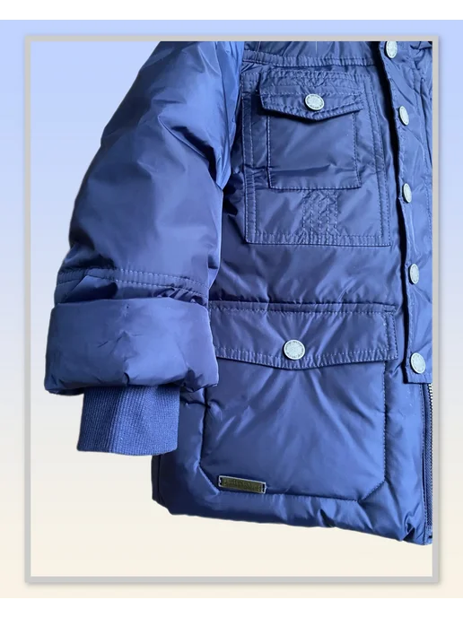 AVIVA kids Пуховик, синий, фото 13