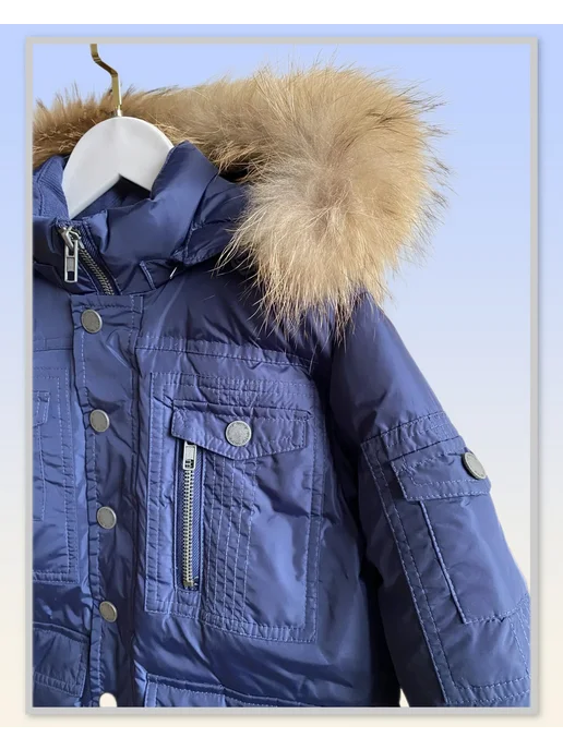 AVIVA kids Пуховик, синий, фото 14