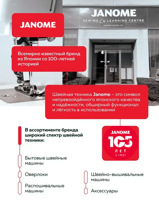 janome Оверлок HomeDecor 1300D, белый, фото 8