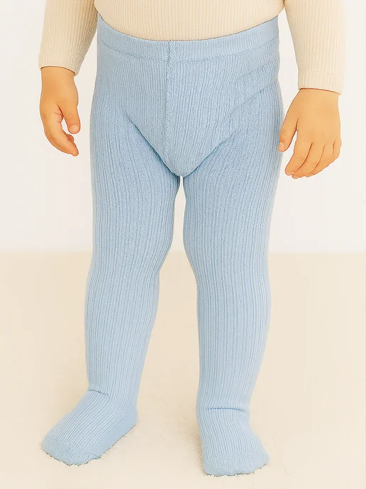 Knittex Колготки для малышей вискозные теплые 100 Den, голубой