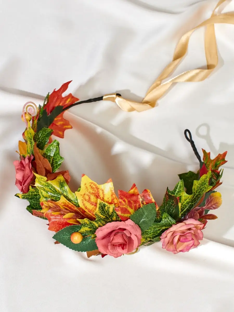Идеи на тему «Осенние короны для девочек» (8) | ободок, осень, розовые розы