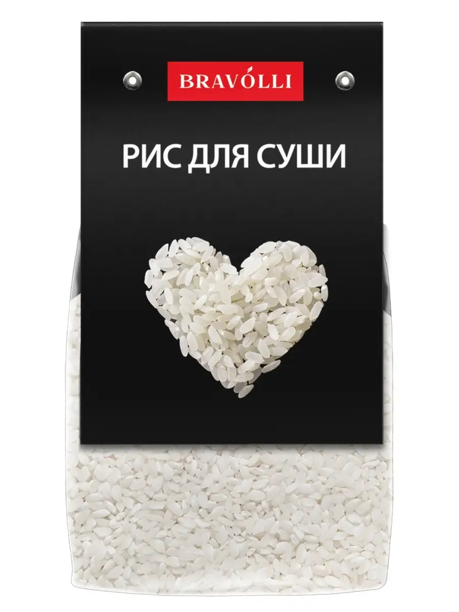 Рис для суши круглозерный 350г Bravolli! 9577496 купить в интернет-магазине  Wildberries