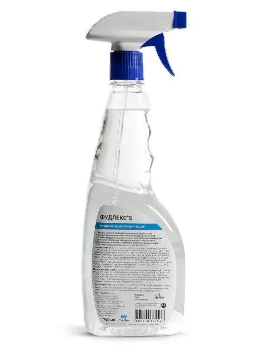MEDLEX Антисептик для поверхностей ФУДЛЕКС S 750мл, 750 мл, фото 4