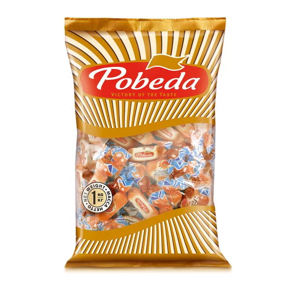 Мягкая карамель Funny cows со сгущенным молоком, 1000г