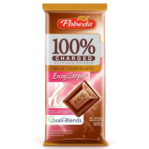 Шоколад молочный "Чаржед" "Изи cтепс"
