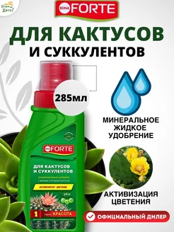 Удобрение для кактусов, суккулентов Бона Форте жидкое 285 мл Bona Forte 9588142 купить за 257 ₽ в интернет-магазине Wildberries