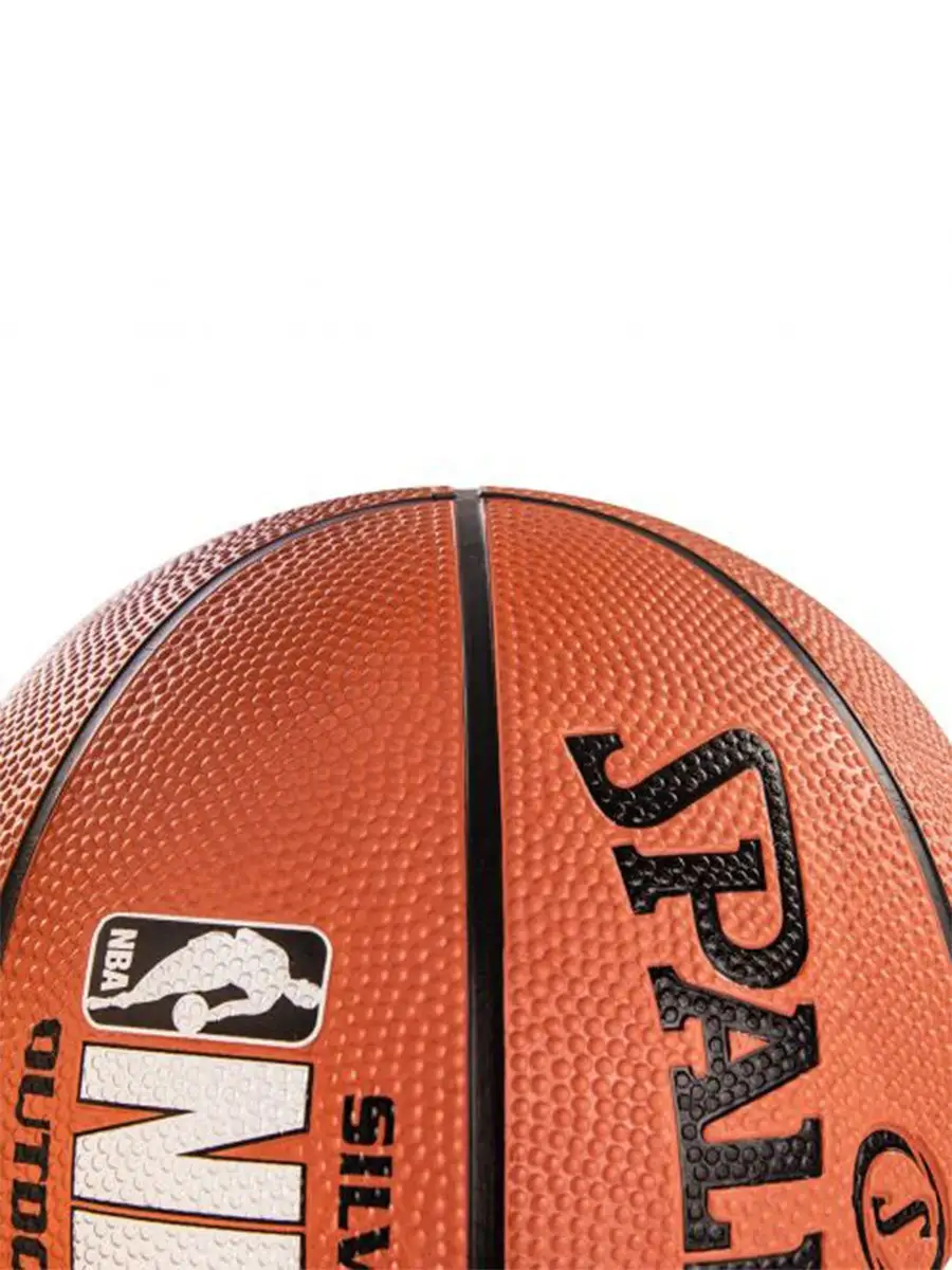 Баскетбольный мяч NBA Silver размер 3 для зала для улицы Spalding 9620893  купить в интернет-магазине Wildberries