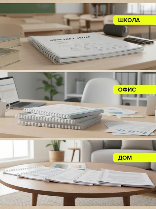 OfficeSpace Пружины для брошюратора пластиковые белые 10 мм, 100 шт, фото 4