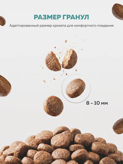 Сухой корм ЗООГУРМАН для собак, средние, индейка, 1,2 кг, фото 3