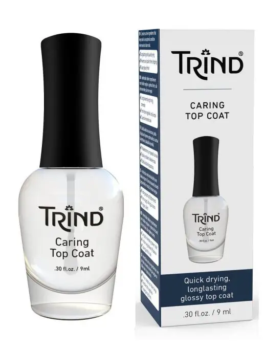 Trind Top Coat Закрепитель лака для ногтей, 9 мл, фото 2