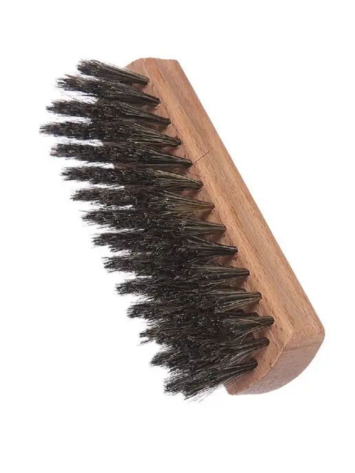 Wolf Brush Щётка для обуви с натуральной щетиной кабана 87 пучков, коричневый, фото 4