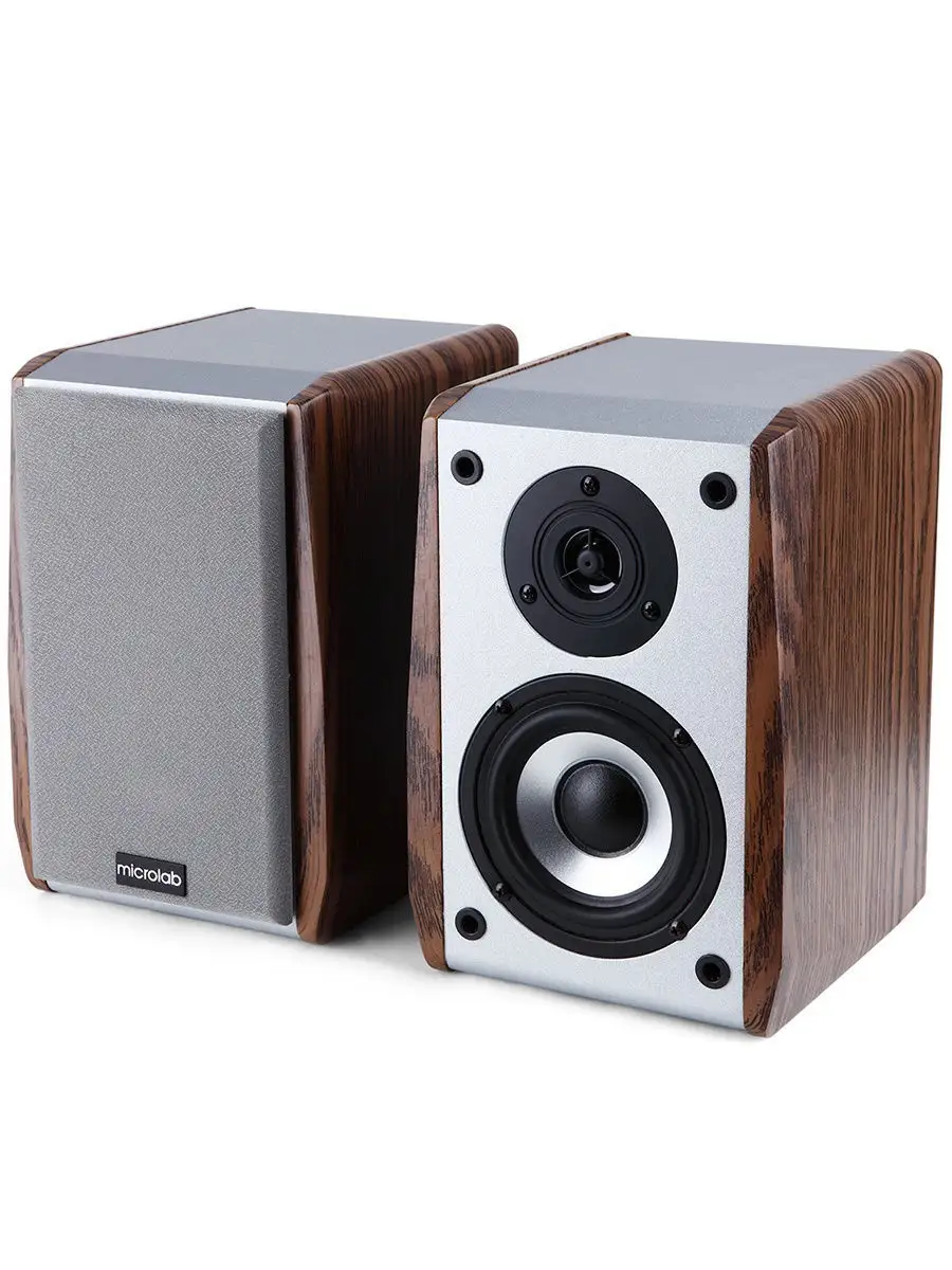 Колонки Microlab B-73 2.0 wood / silver MICROLAB 9783904 купить в  интернет-магазине Wildberries