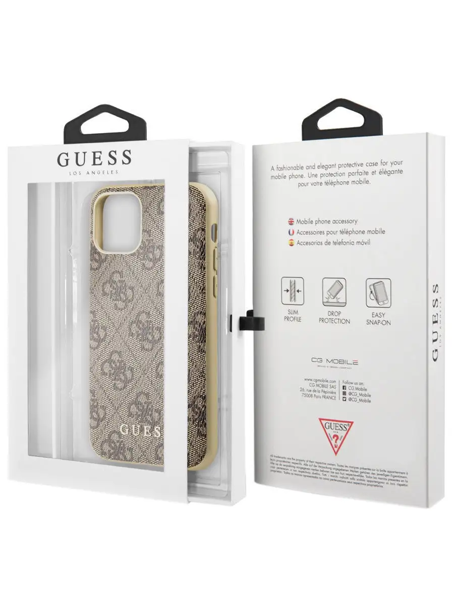 Чехол на iPhone 11 из экокожи PU leather GUESS 9790957 купить за 1 803 ₽ в  интернет-магазине Wildberries