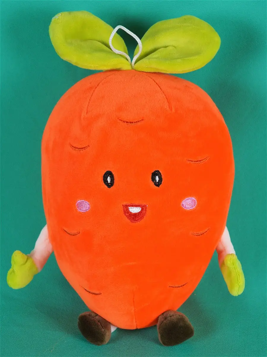 Большая мягкая игрушка подушка Морковь 188 см