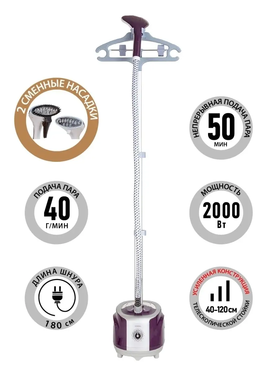 Вертикальный напольный отпариватель для дома / Отпариватель для одежды  NATIONAL 9797706 купить в интернет-магазине Wildberries