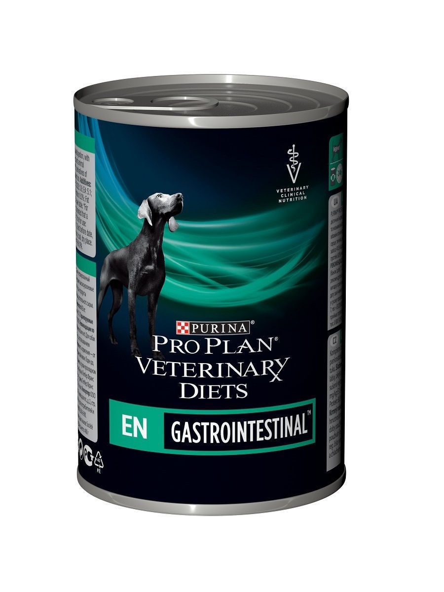 Влажный корм Pro Plan Veterinary Diets Gastrointestinal для собак при  расстройствах пищеварения,400г PRO PLAN 9807873 купить в интернет-магазине  Wildberries