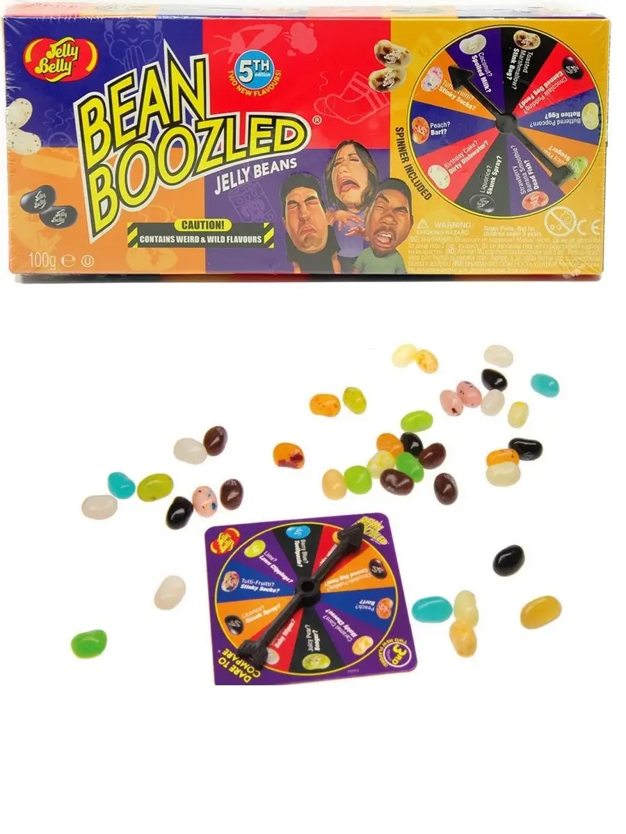 Bean Boozled игра с рулеткой Jelly Belly 9851737 купить в интернет-магазине  Wildberries