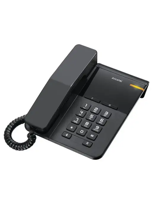 Alcatel Телефон проводной T22 black, черный, фото 7