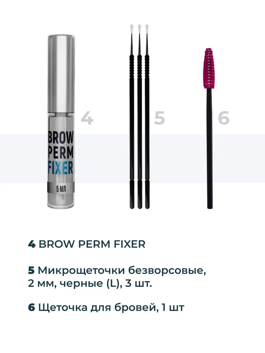 Домашний набор долговременной укладки бровей SEXY BROW PERM INNOVATOR  COSMETICS 9880510 купить в интернет-магазине Wildberries