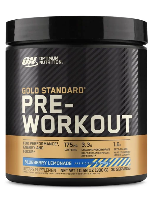 Optimum Nutrition Предтренировочный комплекс Пре-Воркаут 300 г - Черничный, 300 г