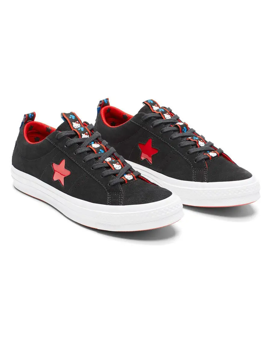 Converse hello kitty one cheap star black