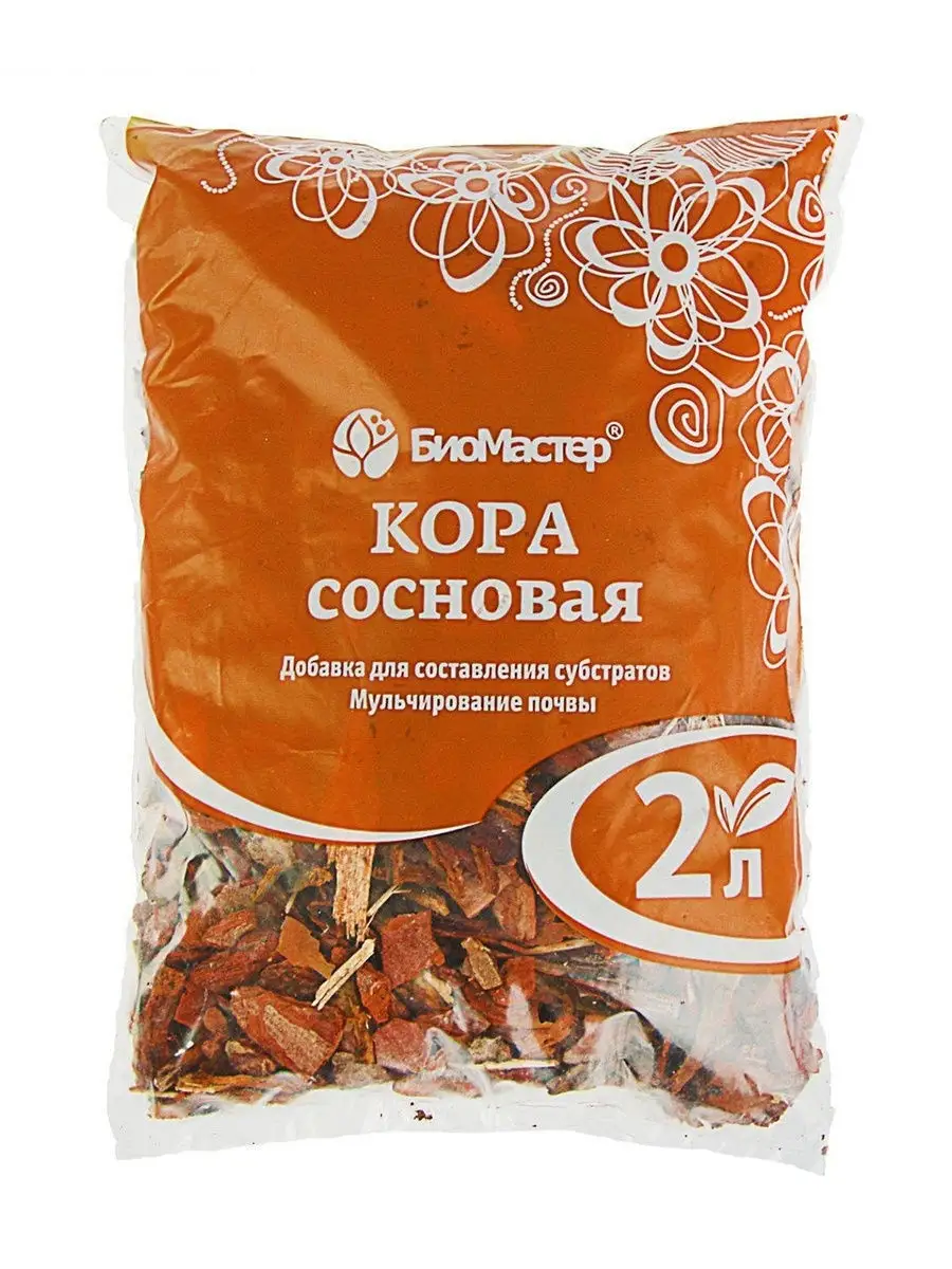 Кора сосновая, 2л. БиоМастер 9916825 купить за 137 ₽ в интернет-магазине  Wildberries