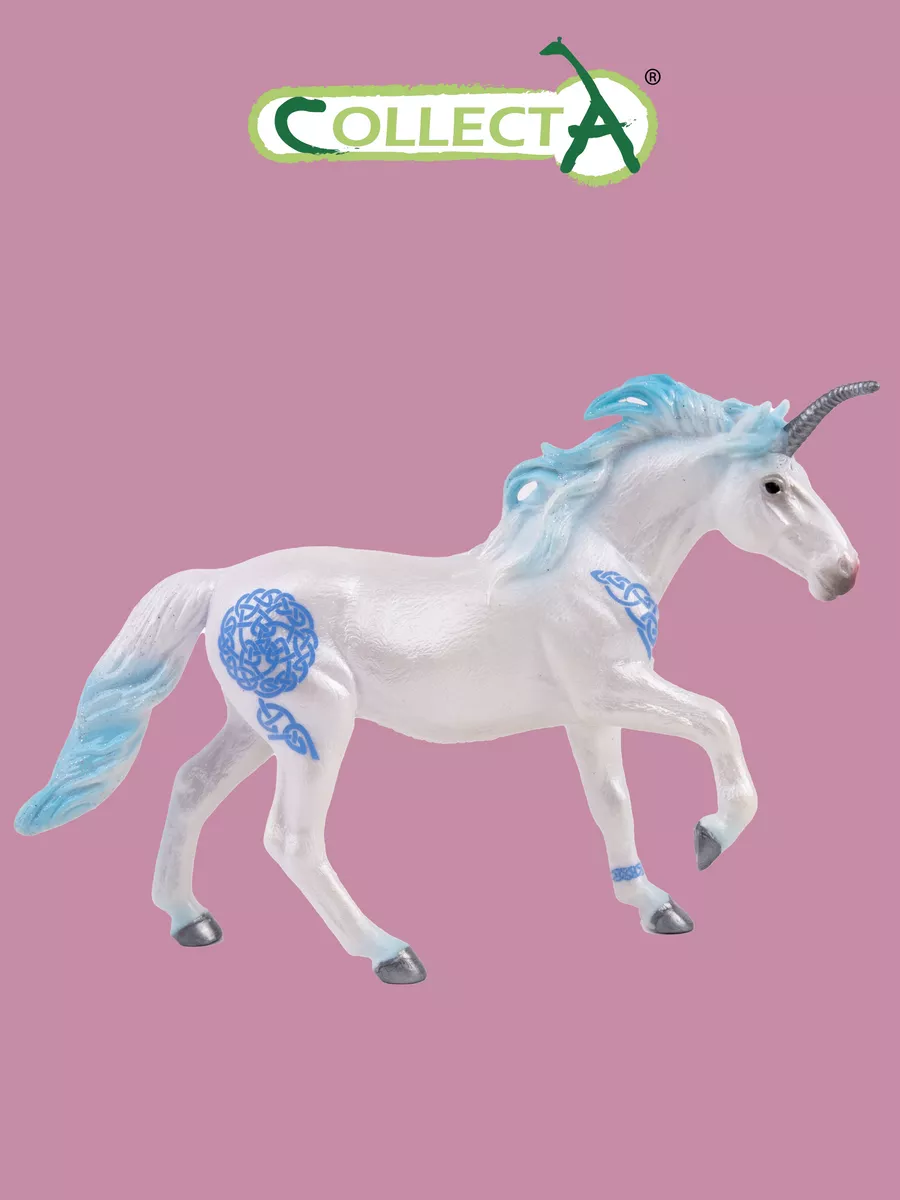 Collecta Единорог голубой фигурка лошади