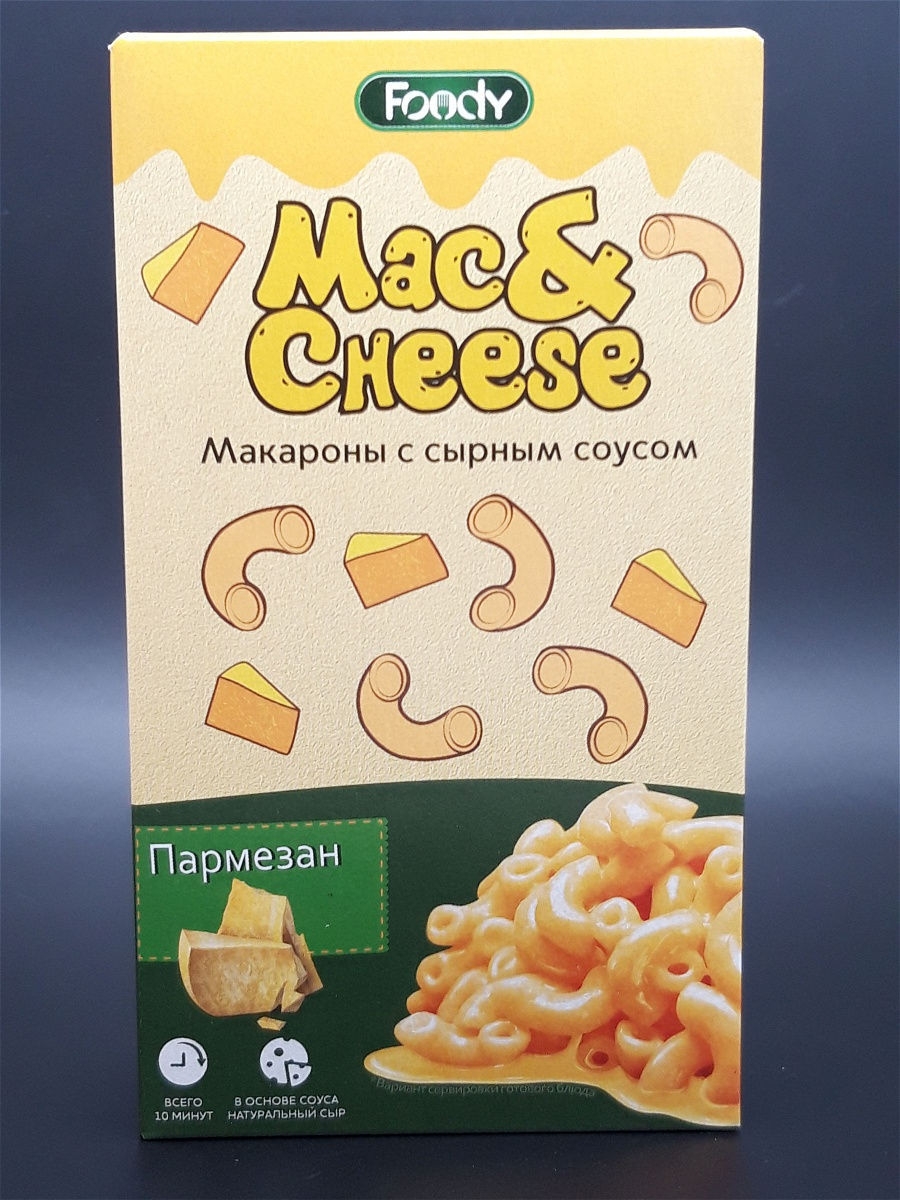 Макароны с сырным соусом пармезан Mac&Cheese Foody 9929901 купить в  интернет-магазине Wildberries