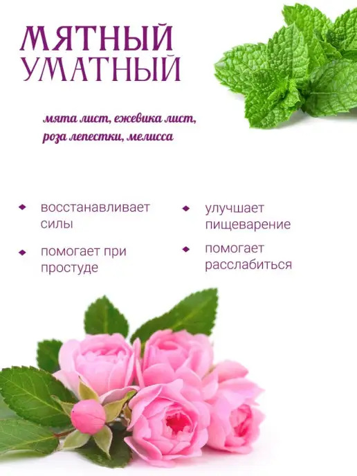 Травы Горного Крыма Мятный уматный травяной чай с мятой сбор рассыпной фиточай, вариант, фото 2