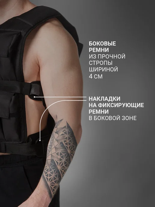 Sproots Жилет утяжелитель с грузами 22 кг, 12 кг, фото 4